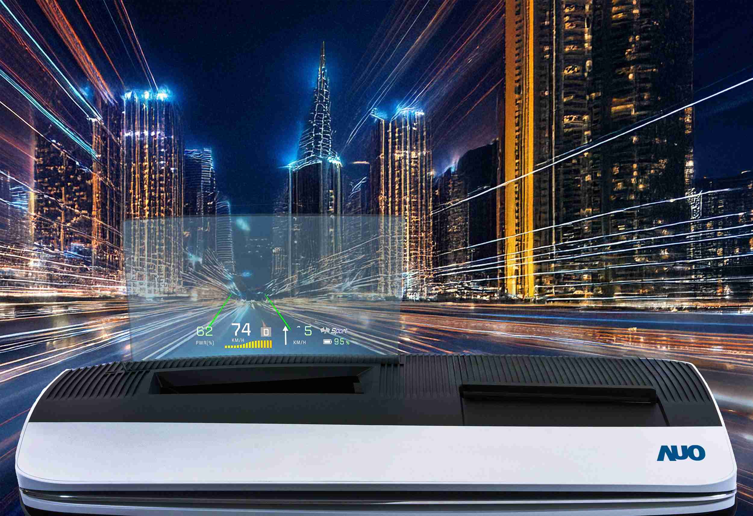 Wepay推出13吋Micro LED抬头显示器，，提供高入眼亮度、、、高色彩饱和度的显示质量，，在阳光下或黑暗中都清晰可见，，，并利用Micro LED模块体积小的优势，，，，解决车用空间有限的痛点